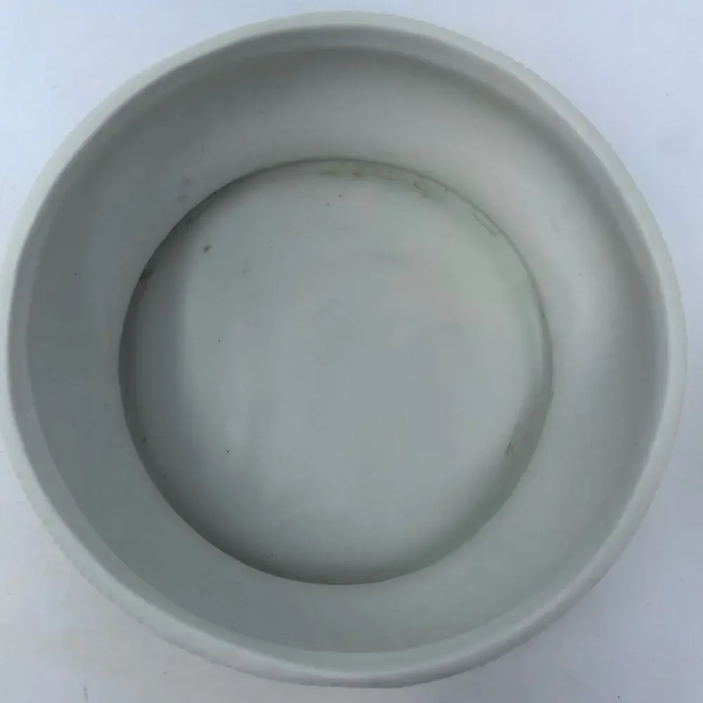 Ivory Porcelain Footed Trinket Dish with‎ Floral Decorated Lid